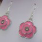 Handmade Enamel Flower Earrings