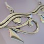 Genuine Handmade Tibetan Silver Eye Of Ra Ancient Egypt Earrings