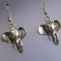 Handmade Tibetan Silver Elephant Earrings