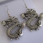 Handmade Tibetan Silver Dragon Earrings