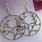 Handmade Tibetan Silver Large Tree Of Life Earrings