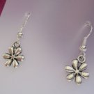 Genuine Handmade Tibetan Silver Daisy Flower Earrings