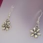 Genuine Handmade Tibetan Silver Daisy Flower Earrings