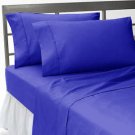 1000TC SOLID EGYPTION BLUE SHEET SETS IN QUEEN SIZE - 100% EGYPTIAN COTTON