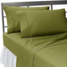 1000TC SOLID MOSS SHEET SETS IN QUEEN SIZE - 100% EGYPTIAN COTTON