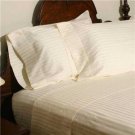 1000TC STRIPE IVORY SHEET SETS IN QUEEN SIZE - 100% EGYPTIAN COTTON