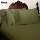 1000TC STRIPE MOSS SHEET SETS IN QUEEN SIZE - 100% EGYPTIAN COTTON