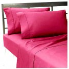 1000TC SOLID PINK SHEET SETS IN QUEEN SIZE - 100% EGYPTIAN COTTON