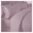 1000TC STRIPE LAVENDER FLAT SHEETS IN QUEEN SIZE - 100% EGYPTIAN COTTON