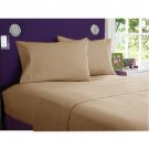 1000TC SOLID BEIGE FITTED  SHEETS  IN QUEEN SIZE - 100% EGYPTIAN COTTON