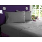 1000TC SOLID ELEPHANT GREY FITTED  SHEET IN QUEEN SIZE - 100% EGYPTIAN COTTON