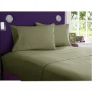 1000TC SOLID MOSS  FITTED SHEET SETS IN QUEEN SIZE - 100% EGYPTIAN COTTON
