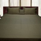 1000TC STRIPE MOSS  FITTED SHEET IN QUEEN SIZE - 100% EGYPTIAN COTTON