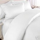 1000TC SOLID WHITE DUVET SHEET IN QUEEN SIZE - 100% EGYPTIAN COTTON