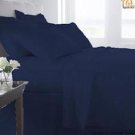 1000TC STRIPE NAVY BLUE DUVET SHEET  IN QUEEN SIZE - 100% EGYPTIAN COTTON