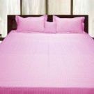 1000TC STRIPE PINK DUVET SHEET  IN QUEEN SIZE - 100% EGYPTIAN COTTON
