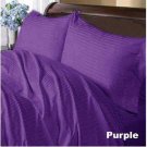 1000TC DTRIP PURPLE DUVET SHEET  IN QUEEN SIZE - 100% EGYPTIAN COTTON