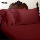1000TC STRIPE WINE  DUVET SHEET  IN QUEEN SIZE - 100% EGYPTIAN COTTON