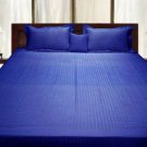 1000TC STRIPE EGYPTION BLUE BLUE SHEET SET  IN KING SIZE - 100% EGYPTIAN COTTON