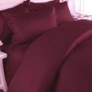 1000TC SOLID  BURGUNDY FITTED SHEET IN KING SIZE - 100% EGYPTIAN COTTON