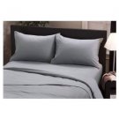 1000TC SOLID ELEPHANT GREY FITTED SHEET IN KING SIZE - 100% EGYPTIAN COTTON
