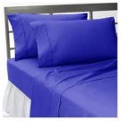 1000TC SOLID EGYPTION BLUE FITTED SHEET IN KING SIZE - 100% EGYPTIAN COTTON