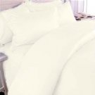 1000TC SOLID IVORY FITTED SHEET IN KING SIZE - 100% EGYPTIAN COTTON