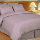 1000TC STRIPE LILAC  FITTED SHEET IN KING SIZE - 100% EGYPTIAN COTTON