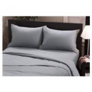 1000TC SOLID ELEPHANT GREY FLAT SHEET IN KING SIZE - 100% EGYPTIAN COTTON