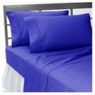 1000TC SOLID EGYPTION BLUE FLAT SHEET IN KING SIZE - 100% EGYPTIAN COTTON