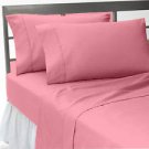1000TC SOLID PINK  FLAT SHEET IN KING SIZE - 100% EGYPTIAN COTTON