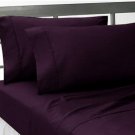 1000TC SOLID PURPLE  FLAT SHEET IN KING SIZE - 100% EGYPTIAN COTTON