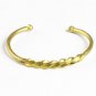 Fulani Gold Twist Bracelet (J-B090)