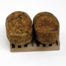 Raw Natural Black Soap Bars - Pack Of 2 5oz. bars (M-S509)