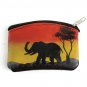 Leather African Safari Coin Purse (C-A173)