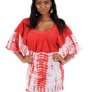 Tie-Dye Sun Top: Red (C-WS613:Red)