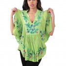 Painted Flower Dashiki (C-WS734) Lime