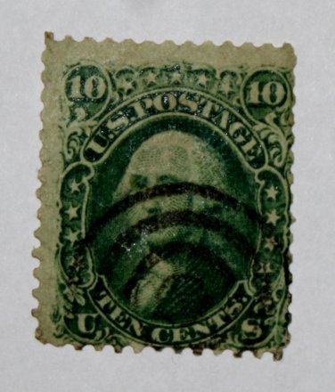 U.S. Cat. #68 Series of 1861-62 10&Acirc;&cent; Washington