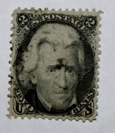 U.S. Cat. #73 Series of 1861-66 2&Acirc;&cent; Jackson
