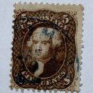 U.S. Cat. #76 1863 5 cent Jefferson, brown