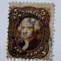 U.S. Cat. #76 1863 5 cent Jefferson, brown