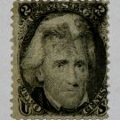 U.S. Cat. # 93 - 1867 2c Jackson, black