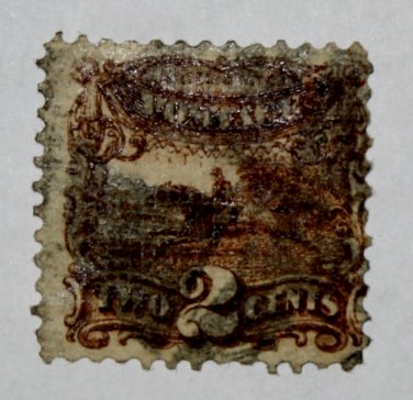 U.S. #113 - 1869 2&Acirc;&cent; Pony Express Rider Pictorial