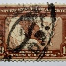 U.S. #327 - 1904 10c Map of Louisiana Purchase