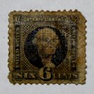U.S. Cat. # 115 - 1869 6c Washington, ultramarine