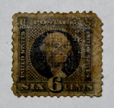 U.S. Cat. # 115 - 1869 6c Washington, ultramarine