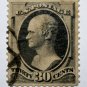 U.S. Cat. # 165 - 1873 30c Hamilton, gray black