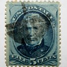 U.S. Cat. # 185 - 1879 5c Zachary Taylor, blue