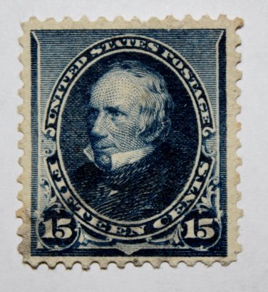 U.S. #227 - 1890 15c Henry Clay, indigo