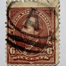 U.S. #256 - 1894 6c Garfield, unwatermarked